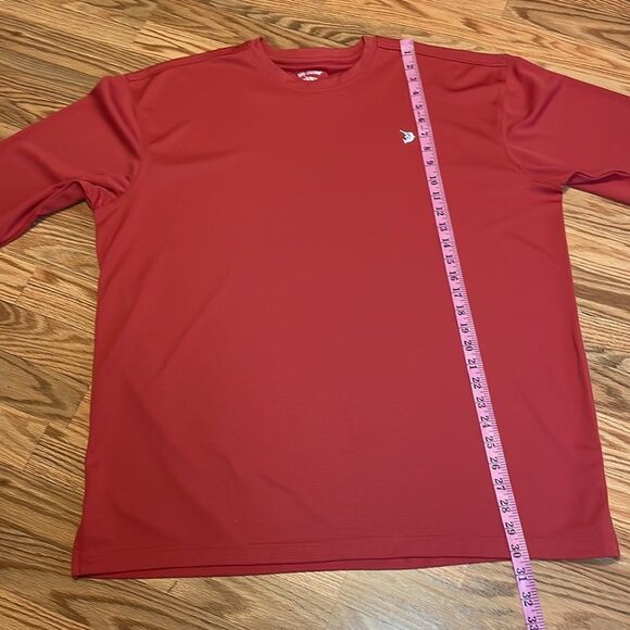 Reel Legends Long Sleeve Tee, rusty coral, X-Large - Picture 4 of 7